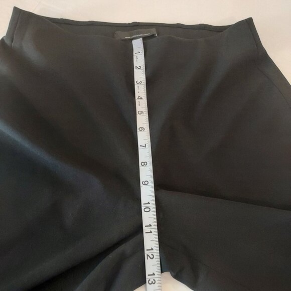 White House Black Market High Rise Slip On Wide Leg Black Pants Size 10 - Picture 8 of 11